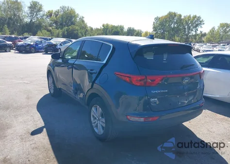 2017 Kia Sportage Lx z USA, uszkodzony, nr VIN KNDPMCAC2H7201219